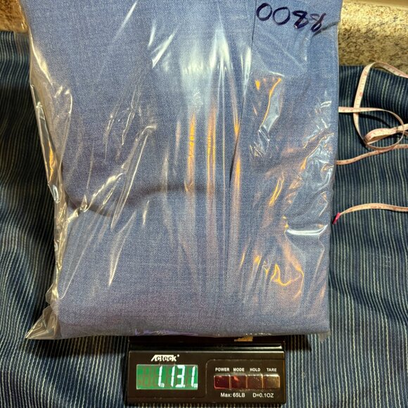 Stanley Blacker for Hughes & Hatcher Men's 42R Navy Blazer Gold Buttons Classic - Picture 7 of 7